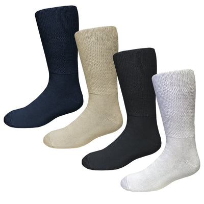 Bigger Big Foot Comfort Cotton Diabetic Crew Socks