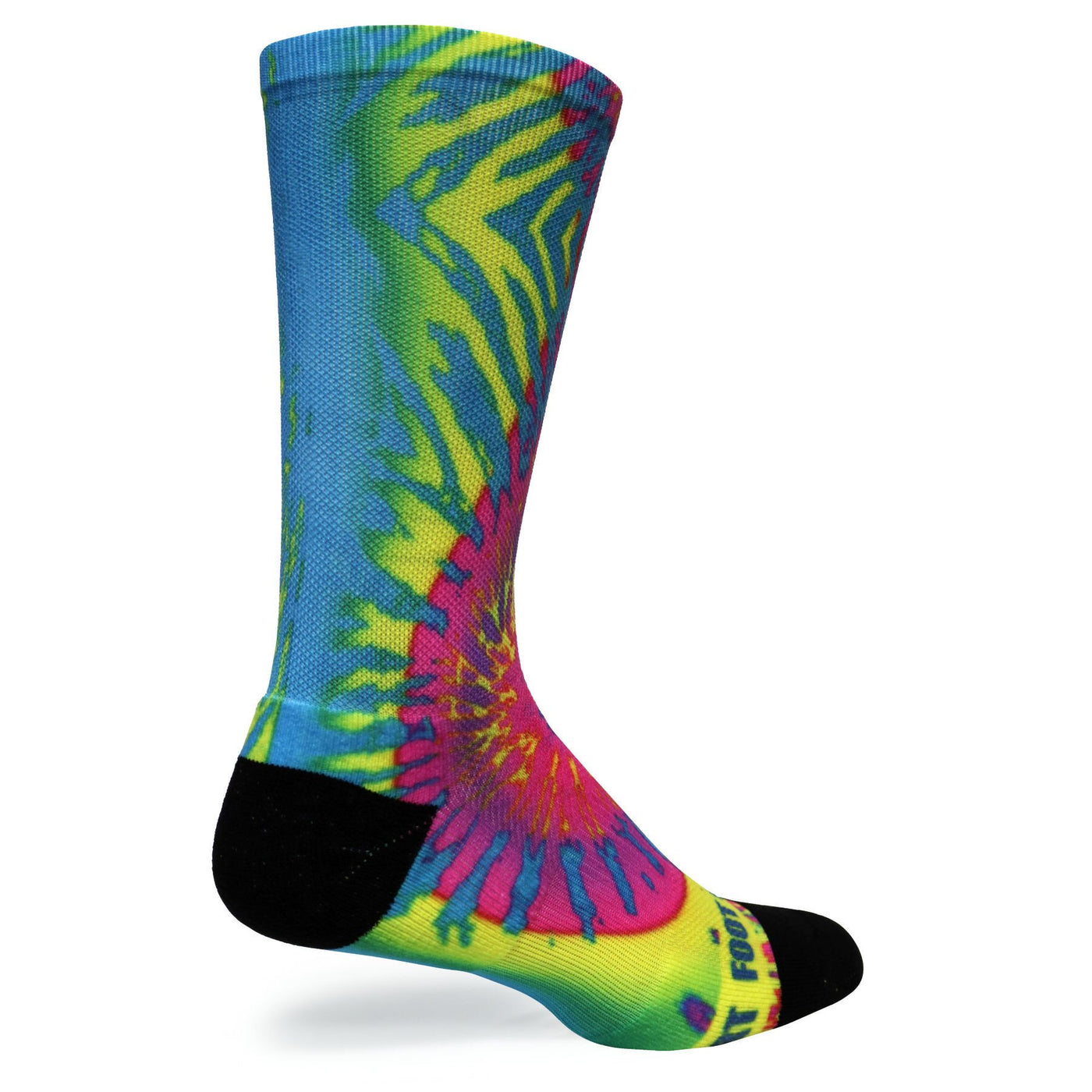 Foot Comfort DTG 360 TieDye Pink Crew Socks